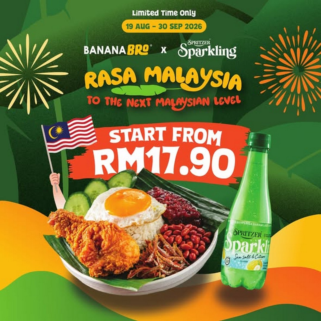 BananaBro-Rasa-Malaysia-with-Spritzer-Sparkling-Roadshow 19 August-30 September 2026: BananaBro: Rasa Malaysia with Spritzer Sparkling Roadshow and Sets from RM17.90