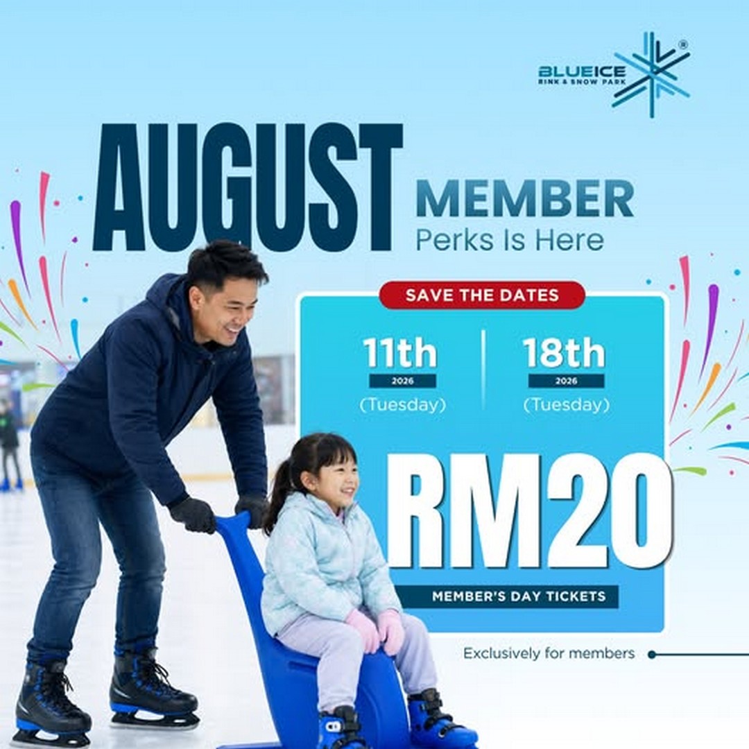 Blue-Ice-Skating-Rink-Members-Day-Promotion 11-18 August 2026: Blue Ice Skating Rink Member’s Day Promotion, Enjoy Affordable Ice Skating Entry at RM20