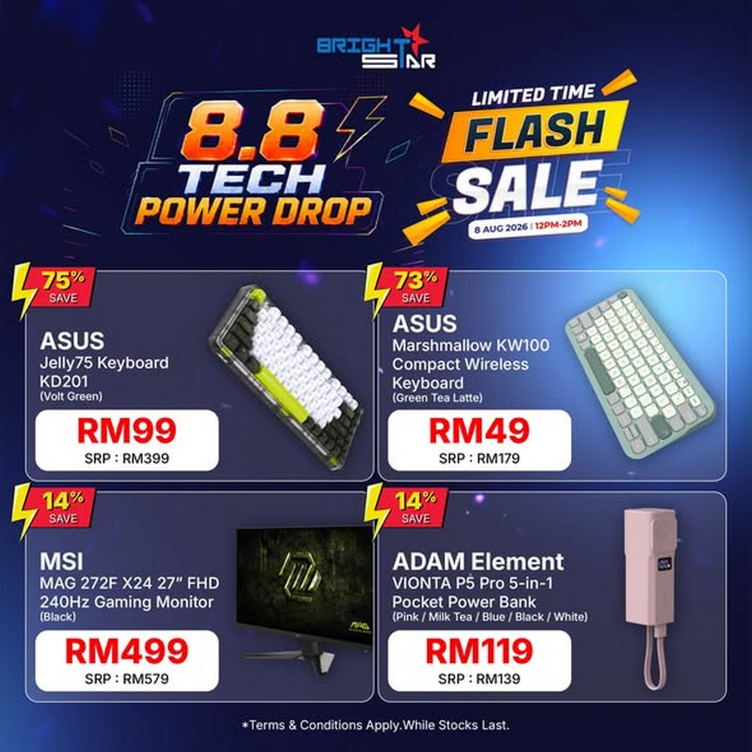 Brightstar-Computer-8.8-Flash-Sale-2 8 August 2026: Brightstar Computer 8.8 Flash Sale Promotion – Limited-Time PC Deals with Three Exclusive Shopping Sessions in Malaysia