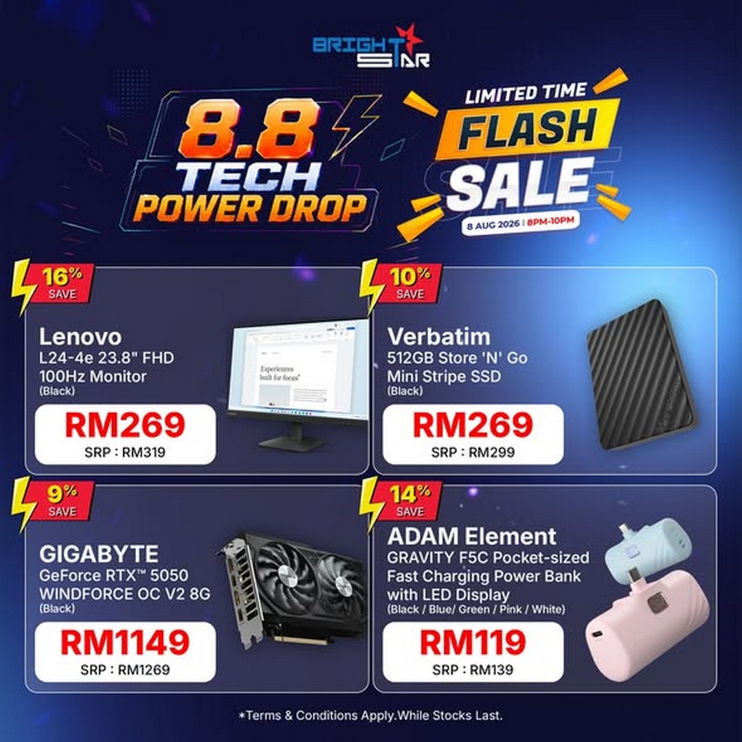 Brightstar-Computer-8.8-Flash-Sale-3 8 August 2026: Brightstar Computer 8.8 Flash Sale Promotion – Limited-Time PC Deals with Three Exclusive Shopping Sessions in Malaysia