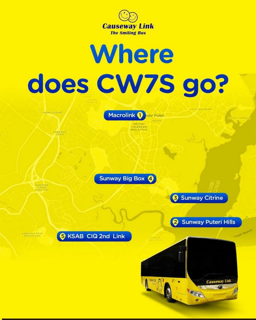 Causeway-Link-CW7S-Bus-Route-Promotion-and-New-Hijauan-Medini-Stop-1 15-31 August 2026: Causeway Link CW7S Bus Route Promotion and New Hijauan Medini Stop Connecting Medini to KSAB (CIQ 2nd Link)