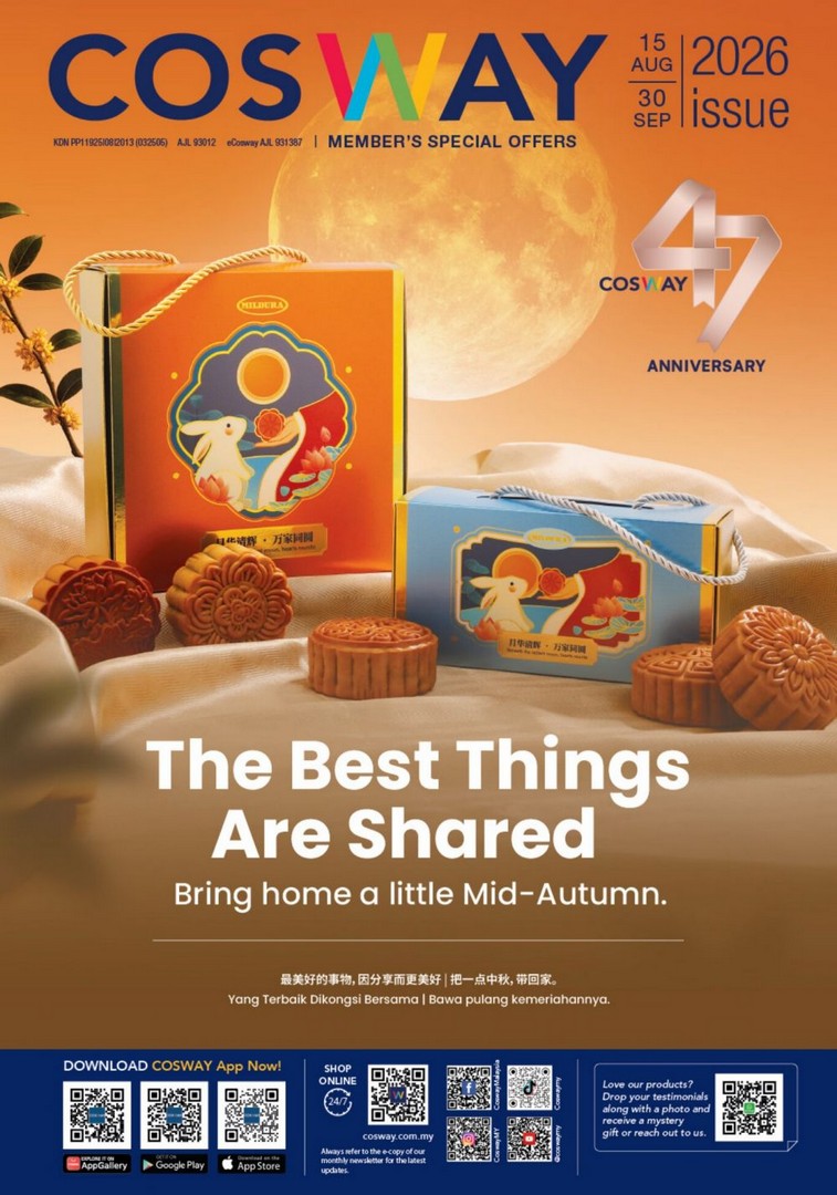 Cosway-47th-Anniversary-Member-Special-Promotion 15 August-30 September 2026: Cosway 47th Anniversary Member Special Promotion, PWP Deals Up to 60% OFF on Selected Products