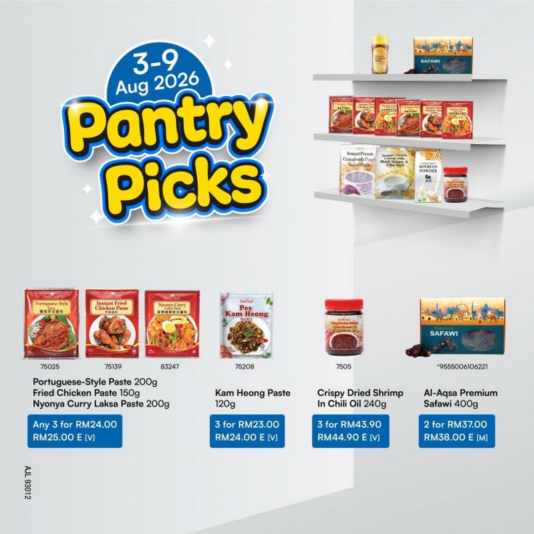 Cosway-Malaysia-Pantry-Picks-Promotion 3-9 August 2026: Cosway Malaysia Pantry Picks Promotion: Stock Up Kitchen Essentials With Bundle Deals From RM11.90
