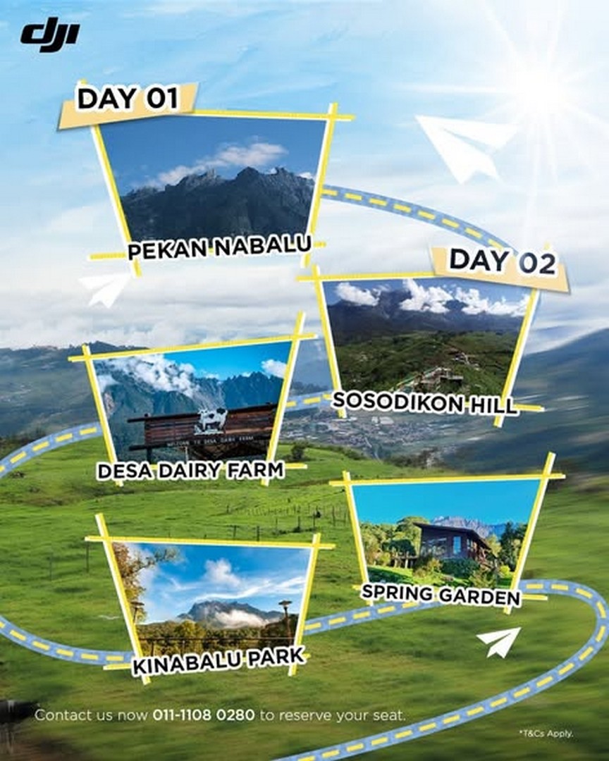 DJI-Malaysia-Kundasang-3D2N-Adventure-Special-Price-1 16-18 October 2026: DJI Malaysia: Kundasang 3D2N Adventure Special Price RM830: Photowalk and Osmo Series Hands-On Workshop Promotion