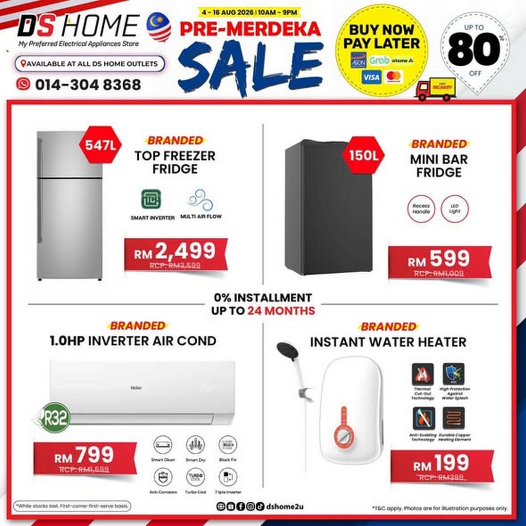 DS-HOME-Pre-Merdeka-Sale-Malaysia-–-Enjoy-Up-to-80-3 4-16 August 2026: DS HOME Pre-Merdeka Sale Malaysia – Enjoy Up to 80% Discount with Buy Now, Pay Later Promotion