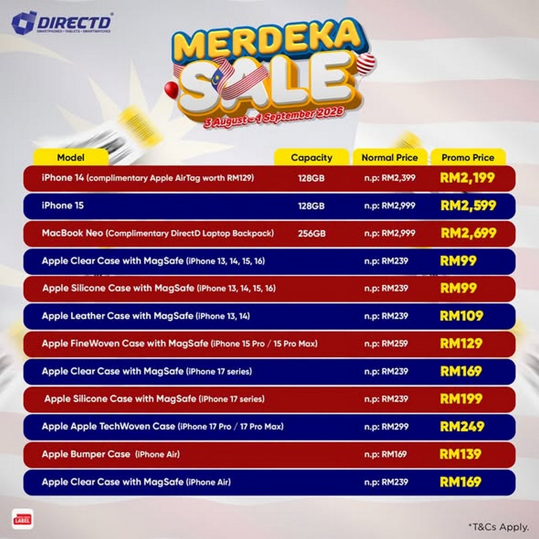 DirectD-Merdeka-Sale-Promotion-2026-With-69-Smartphone-Models-1 Now Till 1 September 2026: DirectD Merdeka Sale Promotion 2026 With 69 Smartphone Models Available For Your Next Upgrade