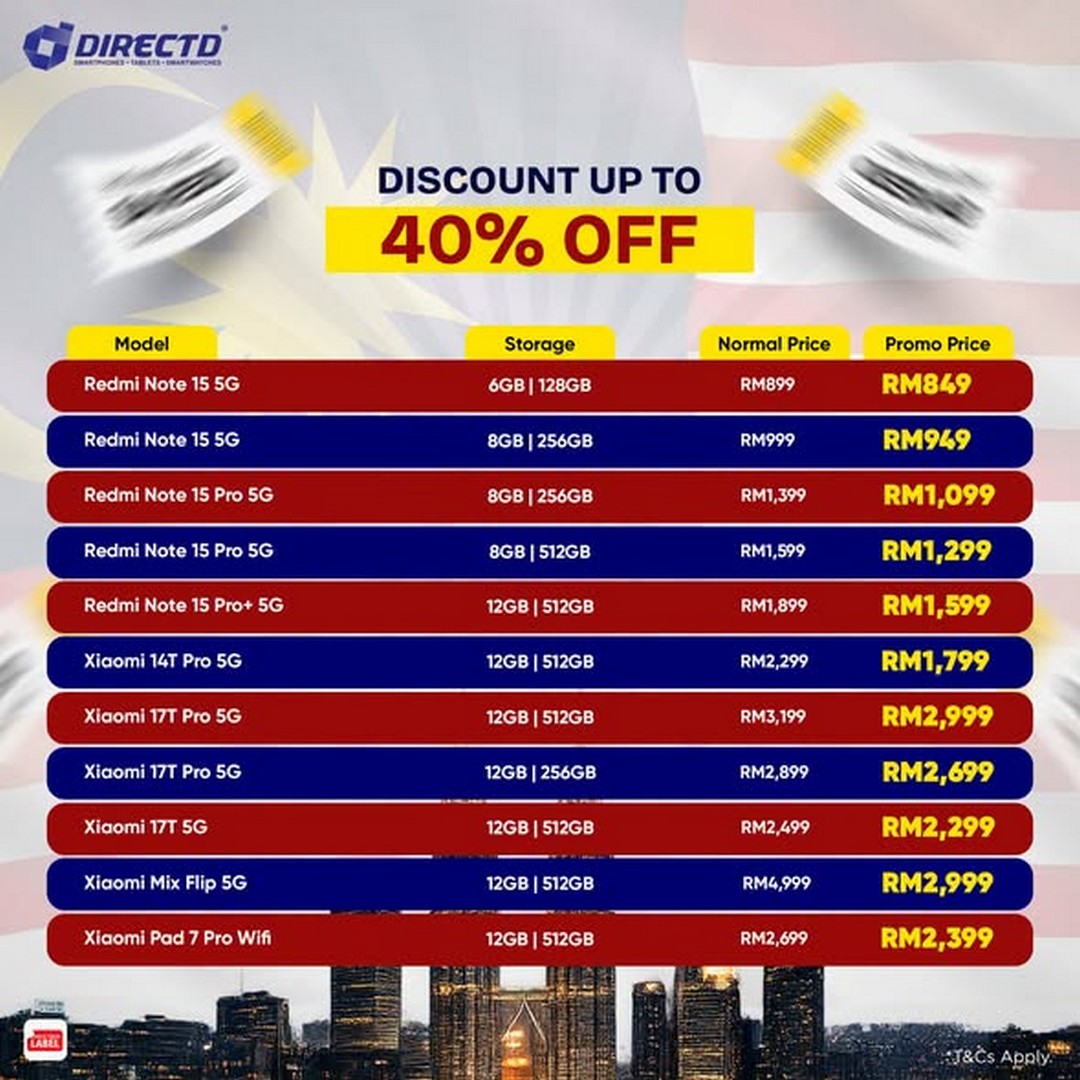 DirectD-Merdeka-Sale-Promotion-2026-With-69-Smartphone-Models-2 Now Till 1 September 2026: DirectD Merdeka Sale Promotion 2026 With 69 Smartphone Models Available For Your Next Upgrade