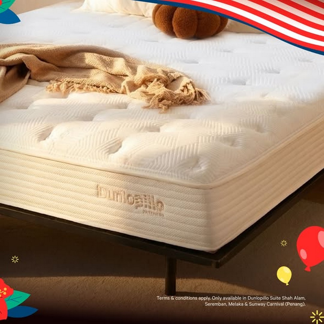 Dunlopillo-Malaysia-Merdeka-Sale-Promotion-1 Now Till 31 August 2026: Dunlopillo Malaysia Merdeka Sale Promotion, Up to 80% Off Mattresses, Bedframes and Pillows with Lucky Draw