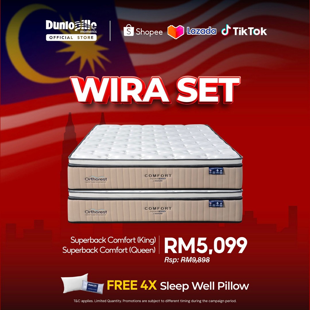 Dunlopillo-Malaysia-Merdeka-x-8.8-Mega-Sale-4 1-9 August 2026: Dunlopillo Malaysia: Merdeka x 8.8 Mega Sale Promotion With Up To 80% Off Mattresses, Bundle Deals, Free Delivery And Exclusive Gifts