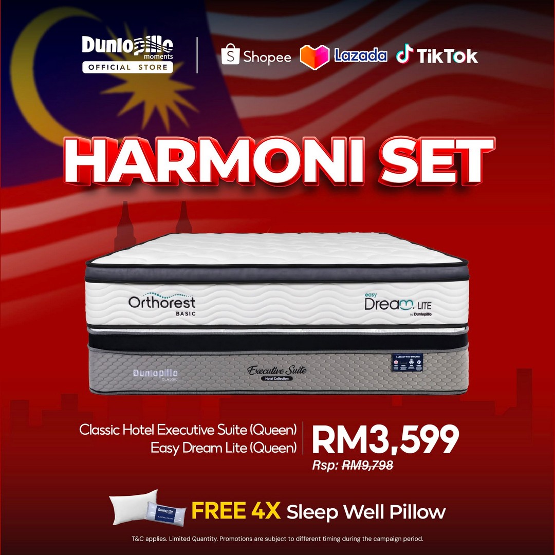 Dunlopillo-Malaysia-Merdeka-x-8.8-Mega-Sale-6 1-9 August 2026: Dunlopillo Malaysia: Merdeka x 8.8 Mega Sale Promotion With Up To 80% Off Mattresses, Bundle Deals, Free Delivery And Exclusive Gifts