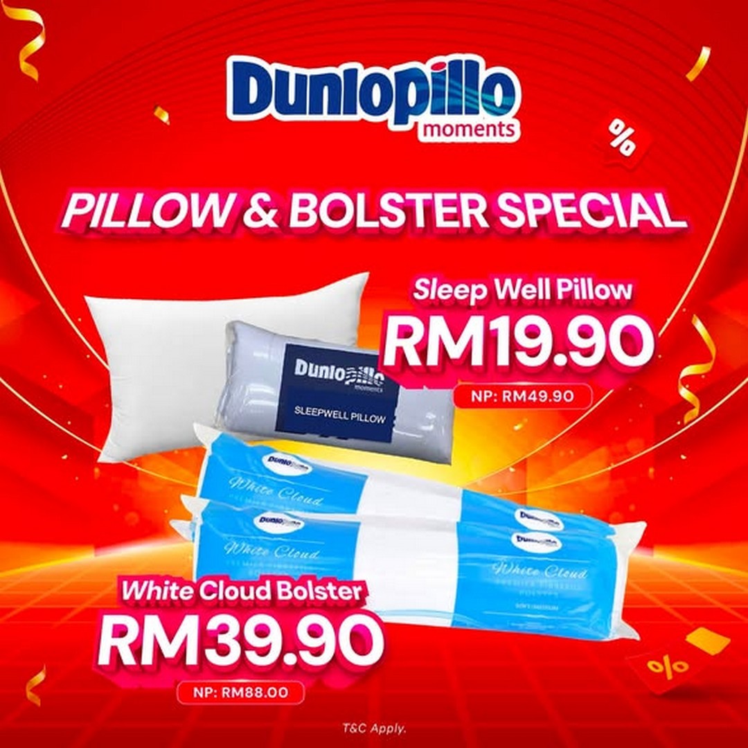 Dunlopillo-Malaysia-Warehouse-Sale-Promotion-with-Export-Stock-Overrun-3 5-16 August 2026: Dunlopillo Malaysia: Warehouse Sale Promotion with Export Stock Overrun Mattresses Starting from RM209 in Shah Alam