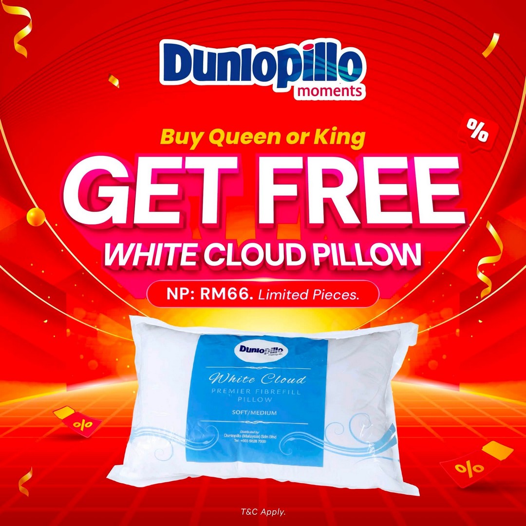 Dunlopillo-Malaysia-Warehouse-Sale-Promotion-with-Export-Stock-Overrun-8 5-16 August 2026: Dunlopillo Malaysia: Warehouse Sale Promotion with Export Stock Overrun Mattresses Starting from RM209 in Shah Alam