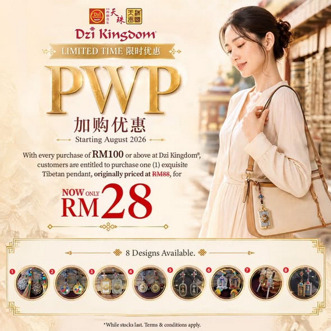 Dzi-Kingdom-Malaysia-31-OFF-Promotion-Tibetan-Pendant-PWP-1 1 August-30 September 2026: Dzi Kingdom Malaysia 31% OFF Promotion & Tibetan Pendant PWP Offer During Malaysia Month Celebration at LaLaport BUKIT BINTANG CITY CENTRE