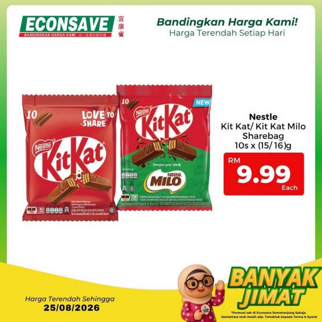 Econsave-Banyak-Jimat-Sale-Promotion-15 18-25 August 2026: Econsave: Banyak Jimat Sale Promotion – Groceries from RM3.99, Everyday Essentials at Great Prices