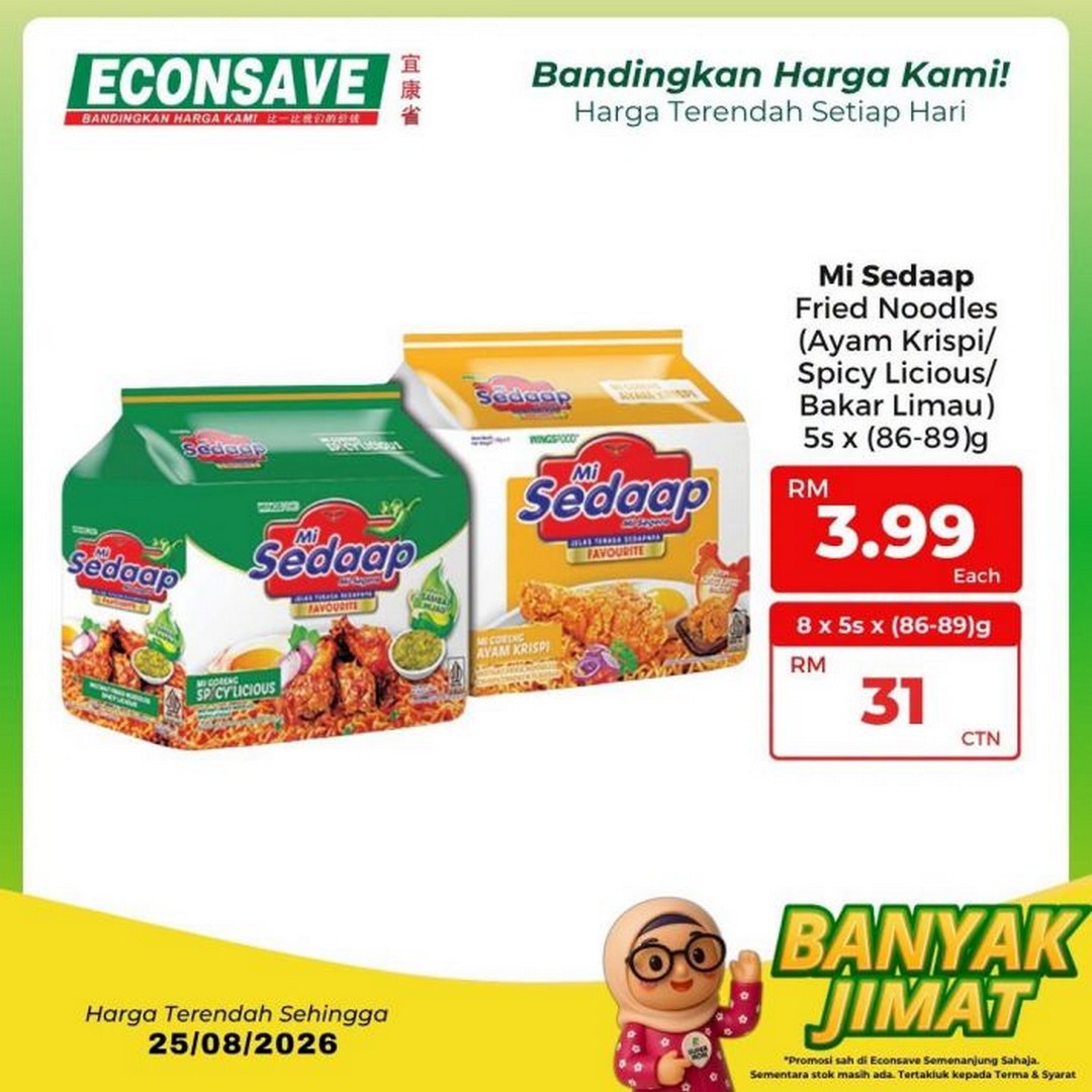 Econsave-Banyak-Jimat-Sale-Promotion-9 18-25 August 2026: Econsave: Banyak Jimat Sale Promotion – Groceries from RM3.99, Everyday Essentials at Great Prices