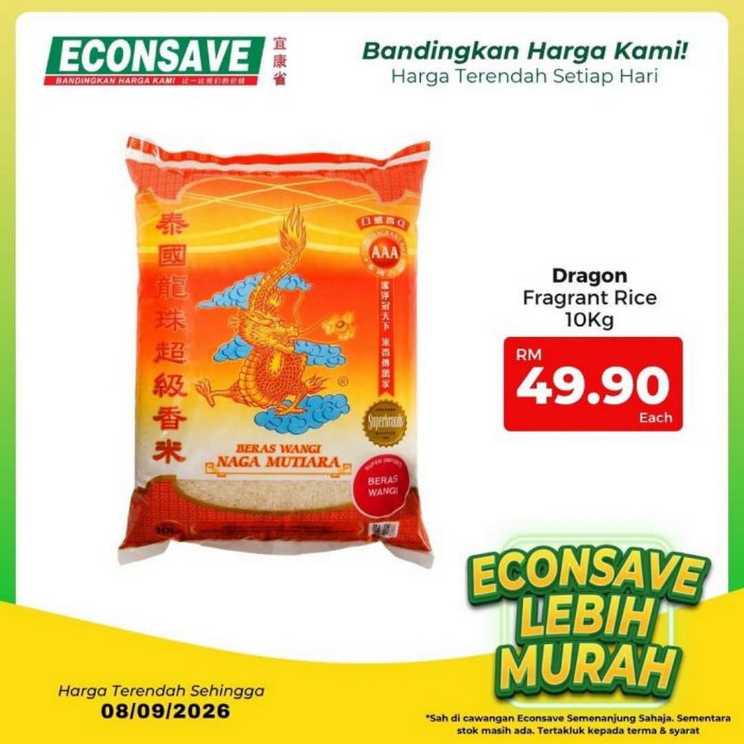 Econsave-Lebih-Murah-Promotion-–-Rice-from-RM27.90-Free-MAGGI-11 Now Till 8 September 2026: Econsave Lebih Murah Promotion – Rice from RM27.90 & Free MAGGI Syiok Socks with Selected Purchase