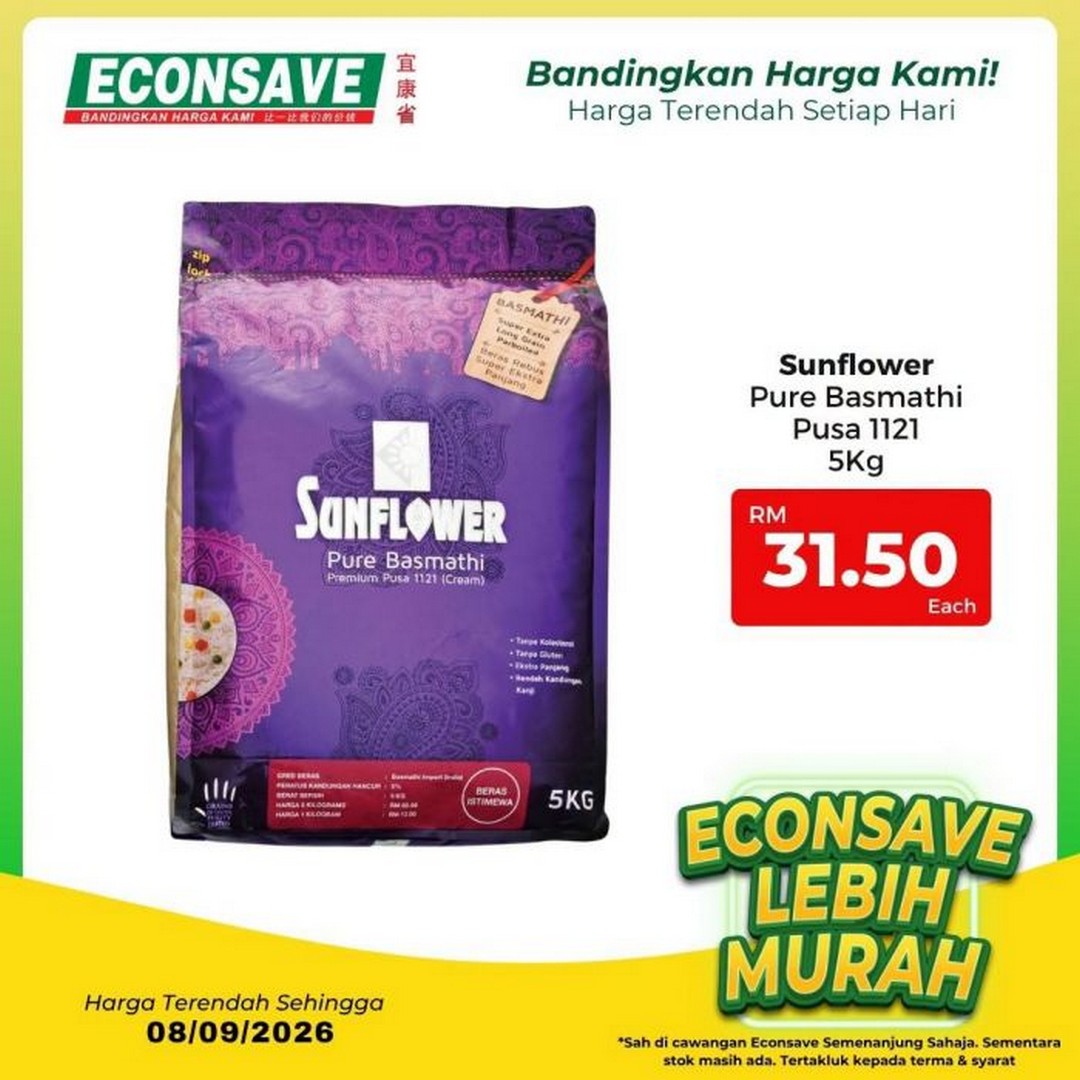 Econsave-Lebih-Murah-Promotion-–-Rice-from-RM27.90-Free-MAGGI-9 Now Till 8 September 2026: Econsave Lebih Murah Promotion – Rice from RM27.90 & Free MAGGI Syiok Socks with Selected Purchase
