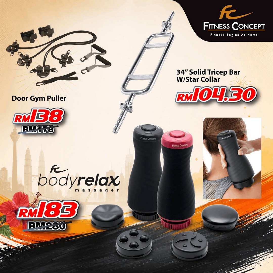 Fitness-Concept-Merdeka-Flash-Deals-Promotion-9 28-31 August 2026: Fitness Concept: Merdeka Flash Deals Promotion with Up to RM200 Cash Vouchers and Fitness Equipment Discounts