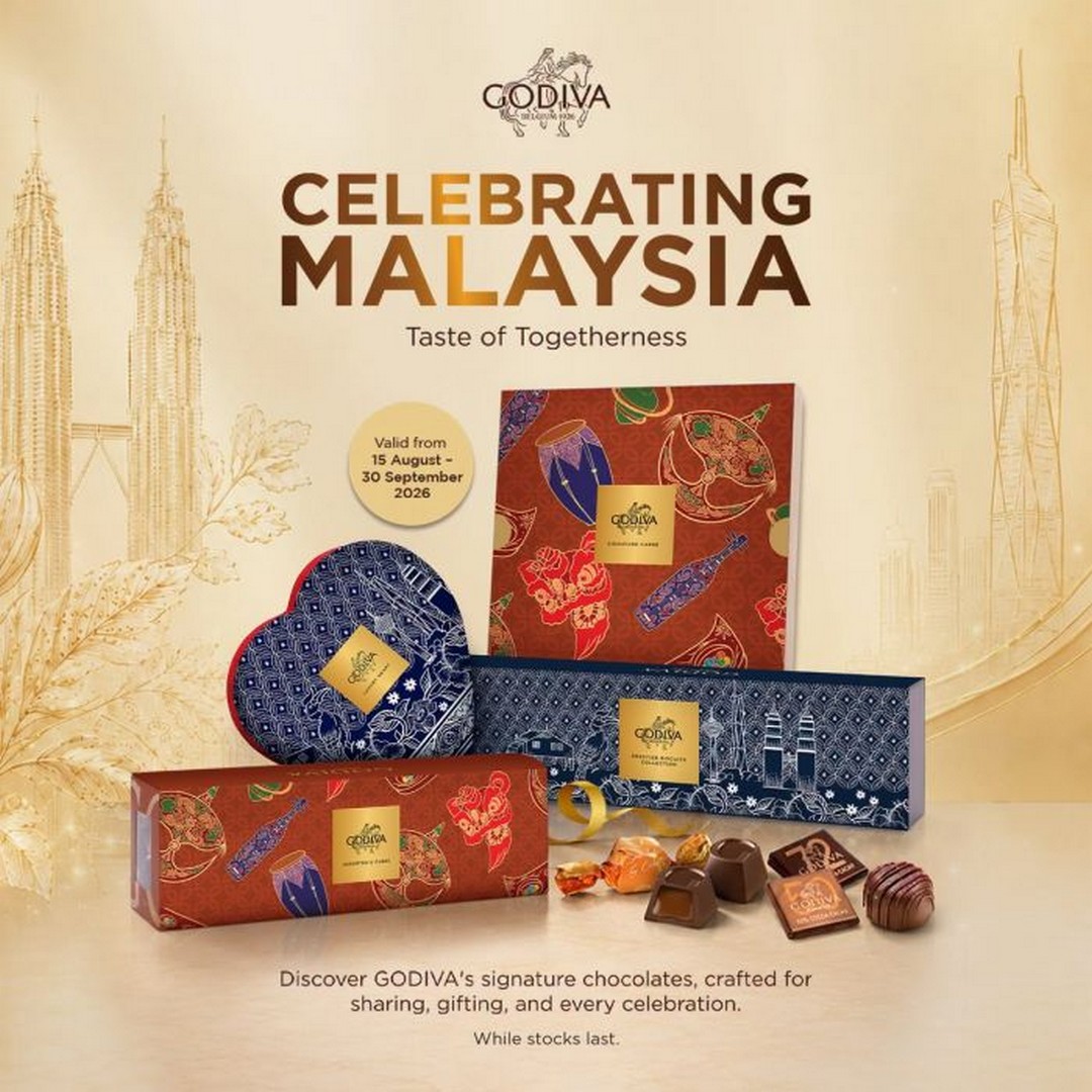 GODIVA-Mitsui-Outlet-Park-KLIA-Sepang 15 August-30 September 2026: GODIVA Mitsui Outlet Park KLIA Sepang: Merdeka Promotion with 3 G Cubes for RM100, Batik Sleeve and New Almond Soft Serve