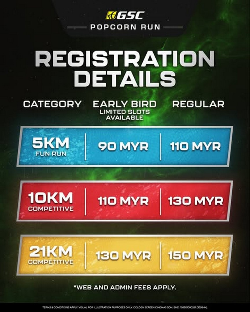 GSC-GSC-Popcorn-Run-2026-Movie-Themed-Running-Event-2 6 December 2026: GSC: GSC Popcorn Run 2026 Movie-Themed Running Event with 5KM, 10KM and 21KM Categories at Mitsui Outlet Park KLIA Sepang