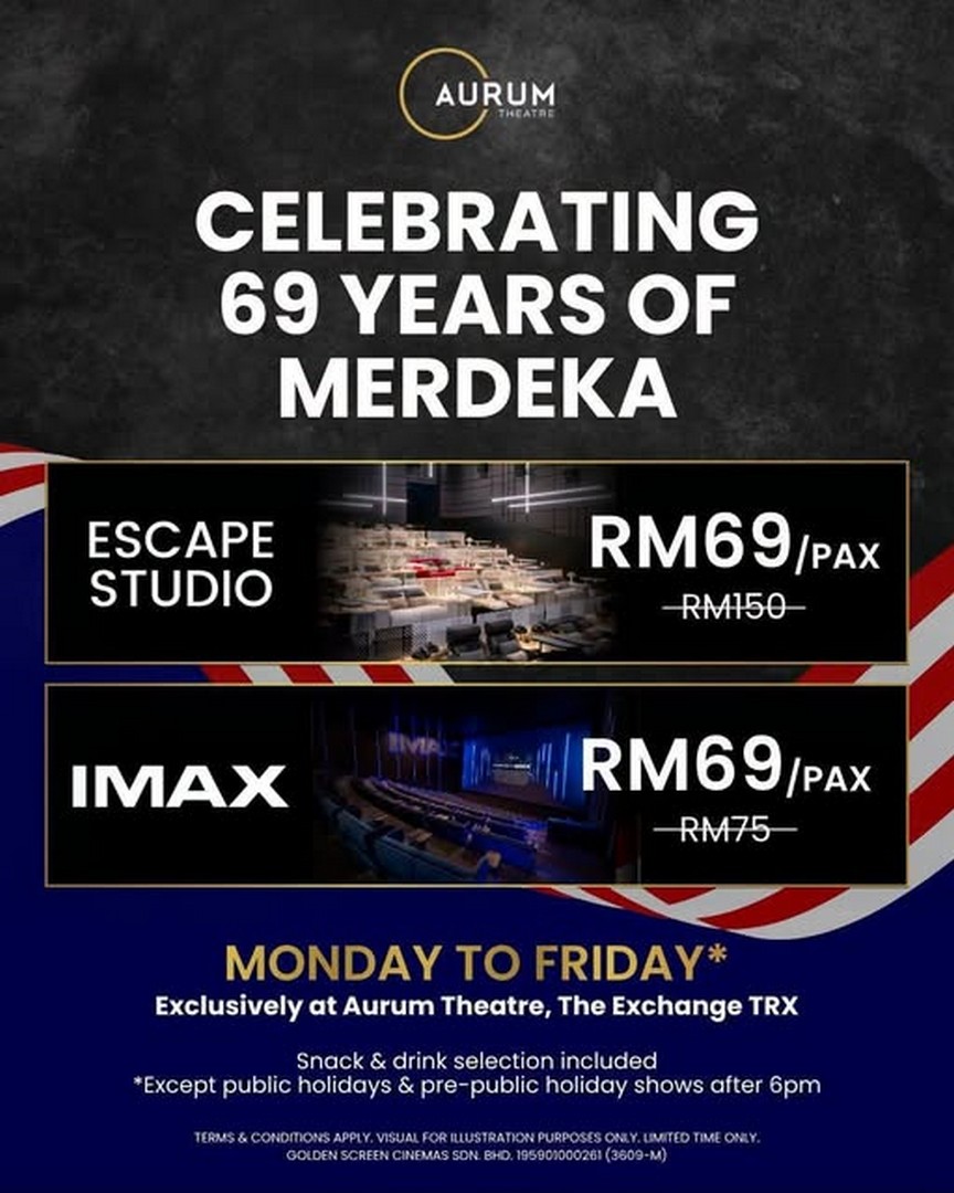 GSC-RM69-Escape-Studio-and-IMAX-Hari-Kebangsaan-Promotion 27 August 2026 onwards: GSC: RM69 Escape Studio and IMAX Hari Kebangsaan Promotion at Aurum Theatre TRX