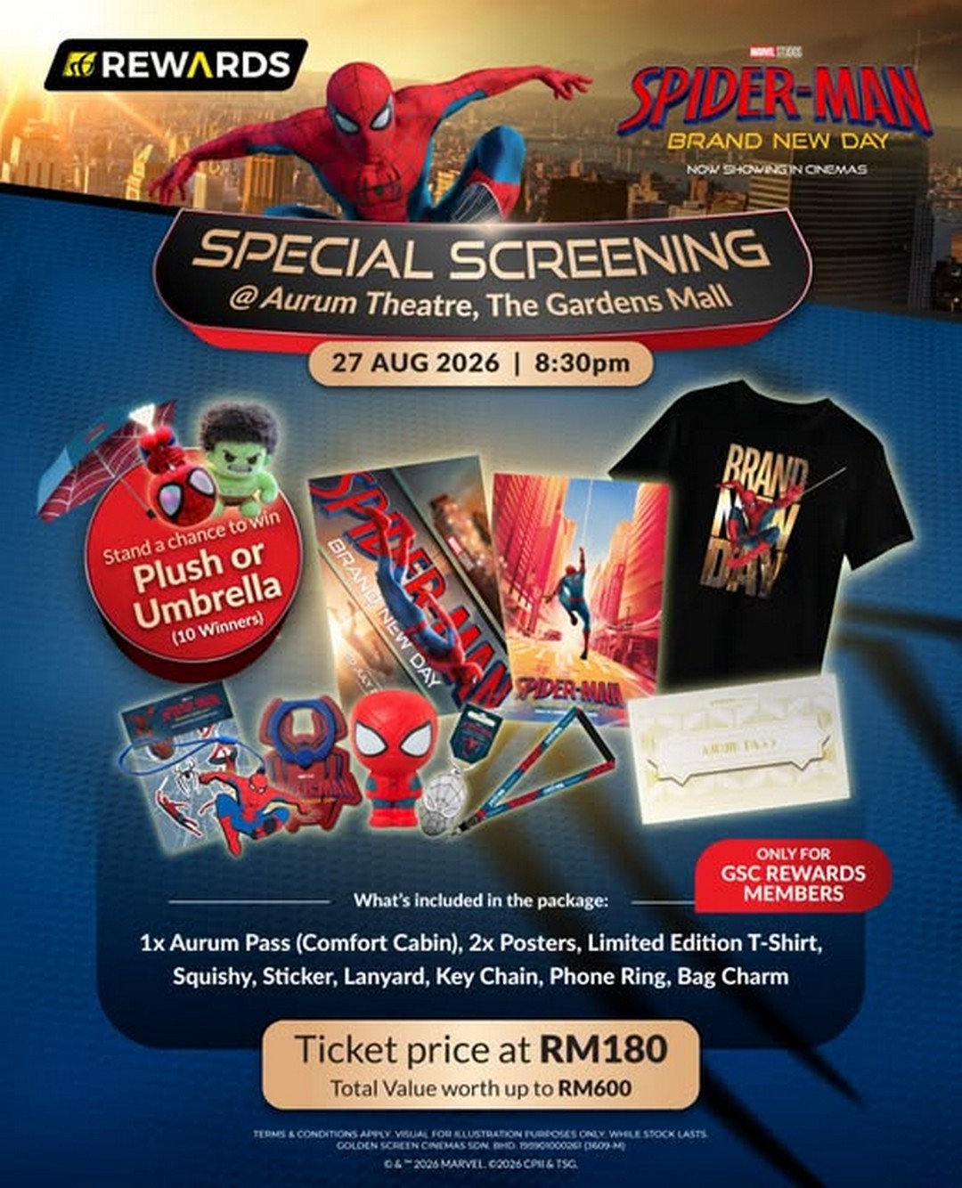 GSC-Spider-Man-Brand-New-Day-Special 27 August 2026: GSC: Spider-Man Brand New Day Special Screening with Exclusive Merchandise and Giveaway Promotion