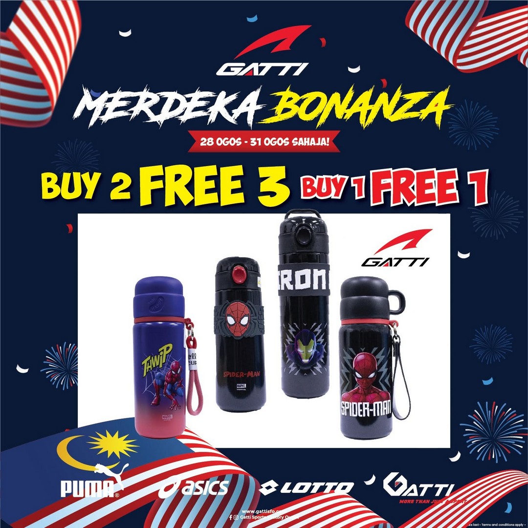 Gatti-Sports-Factory-Outlet-Merdeka-Bonanza-Buy-2-Free-3-Buy-1-Free-1-16 28-31 August 2026: Gatti Sports Factory Outlet: Merdeka Bonanza Buy 2 Free 3 & Buy 1 Free 1 Sportswear Sale Promotion