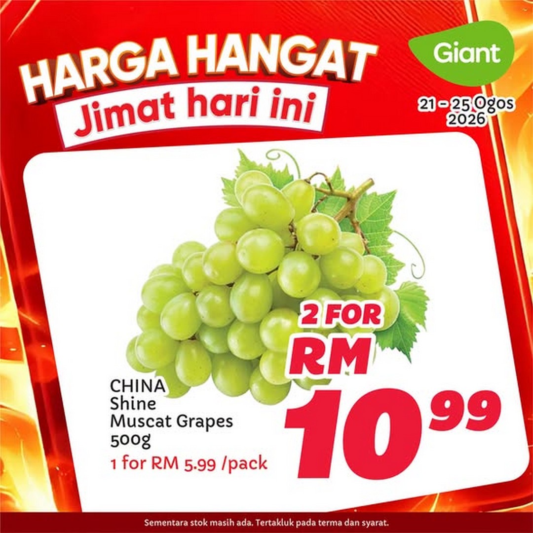 Giant-Malaysia-Hot-Price-Shopping-Promotion-1 21-25 August 2026: Giant Malaysia: Hot Price Shopping Promotion on Daily Essentials and Household Needs