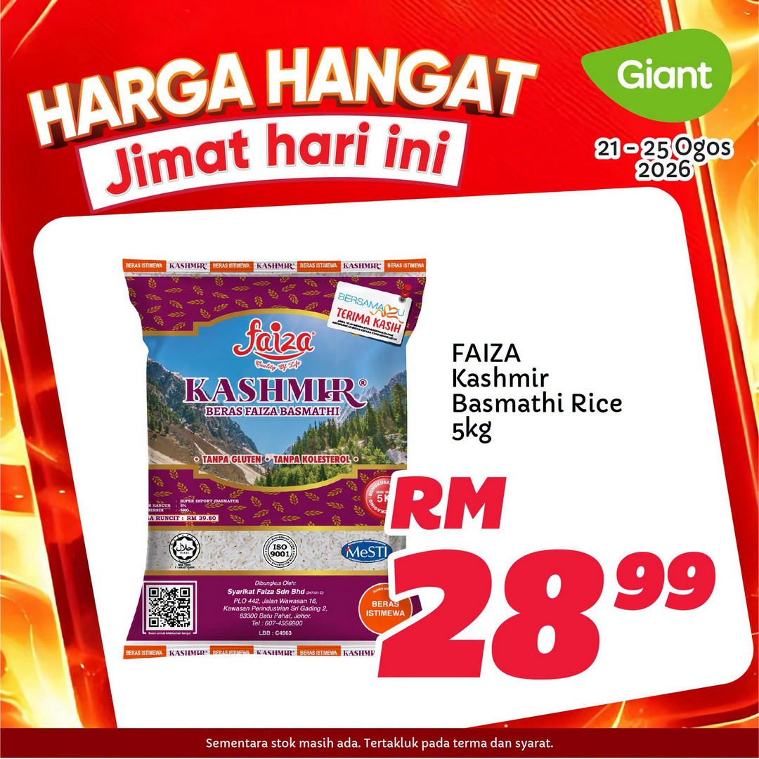 Giant-Malaysia-Hot-Price-Shopping-Promotion-8 21-25 August 2026: Giant Malaysia: Hot Price Shopping Promotion on Daily Essentials and Household Needs