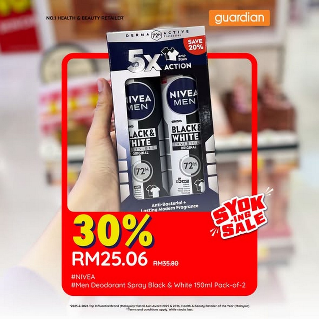 Guardian-Malaysia-Up-to-30-Off-Personal-Care-2 13-17 August 2026: Guardian Malaysia: Up to 30% Off Personal Care Items During Syok-ing Sale Promotion
