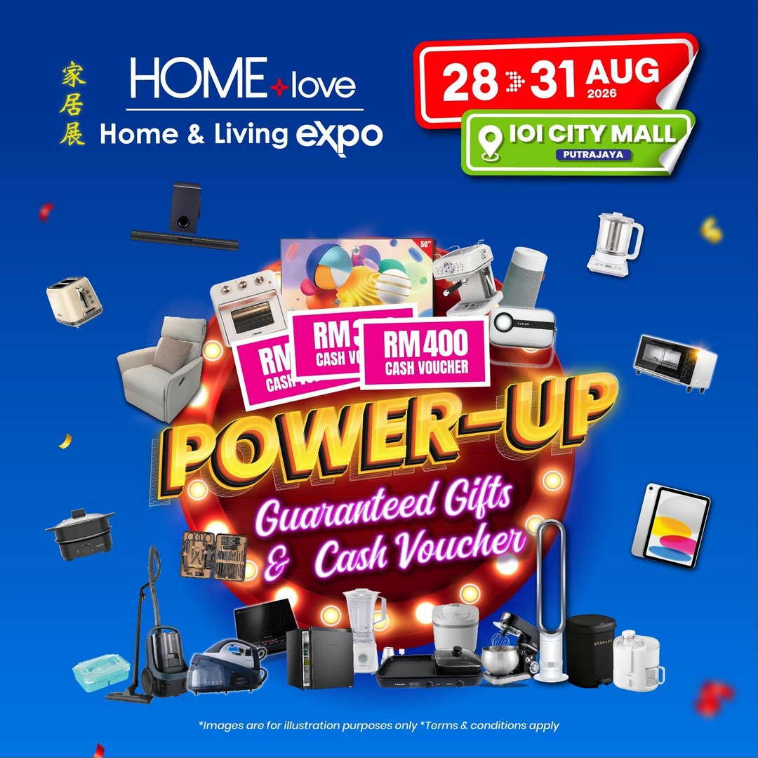 HOMElove-Home-Expo-Home-Shopping-Promotion-5 28-31 August 2026: HOMElove Home Expo: Home Shopping Promotion with Free Gifts, Cash Rebates, Discount Coupons and Lucky Draw Rewards at IOI City Mall, Putrajaya