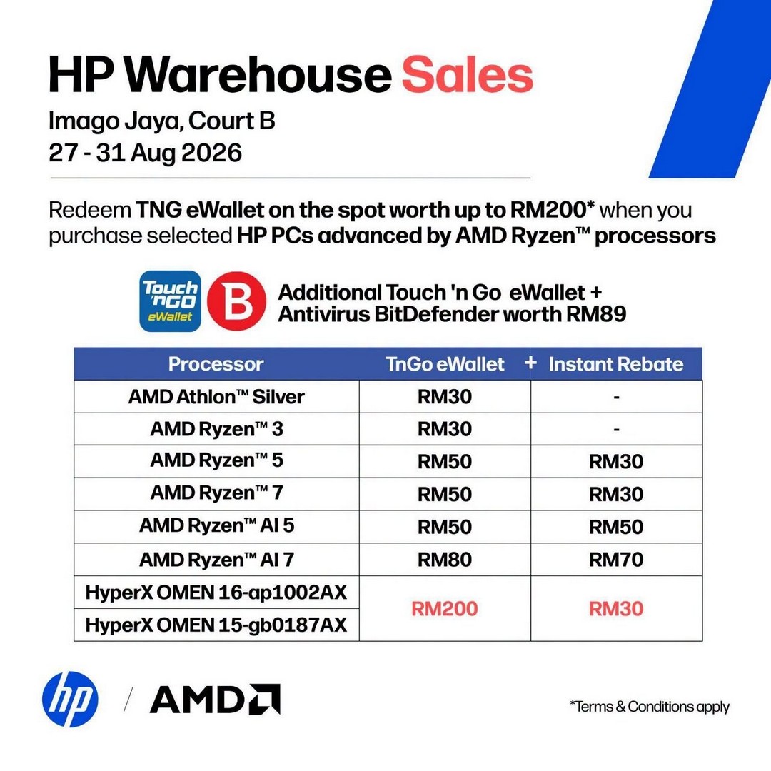 HP-Warehouse-Sale-Save-Up-to-RM2300-on-Laptops-1 27-31 August 2026: HP Warehouse Sale: Save Up to RM2,300 on Laptops, Gaming PCs and Printers Plus a Chance to Win a Luxury Maldives Trip – Sale