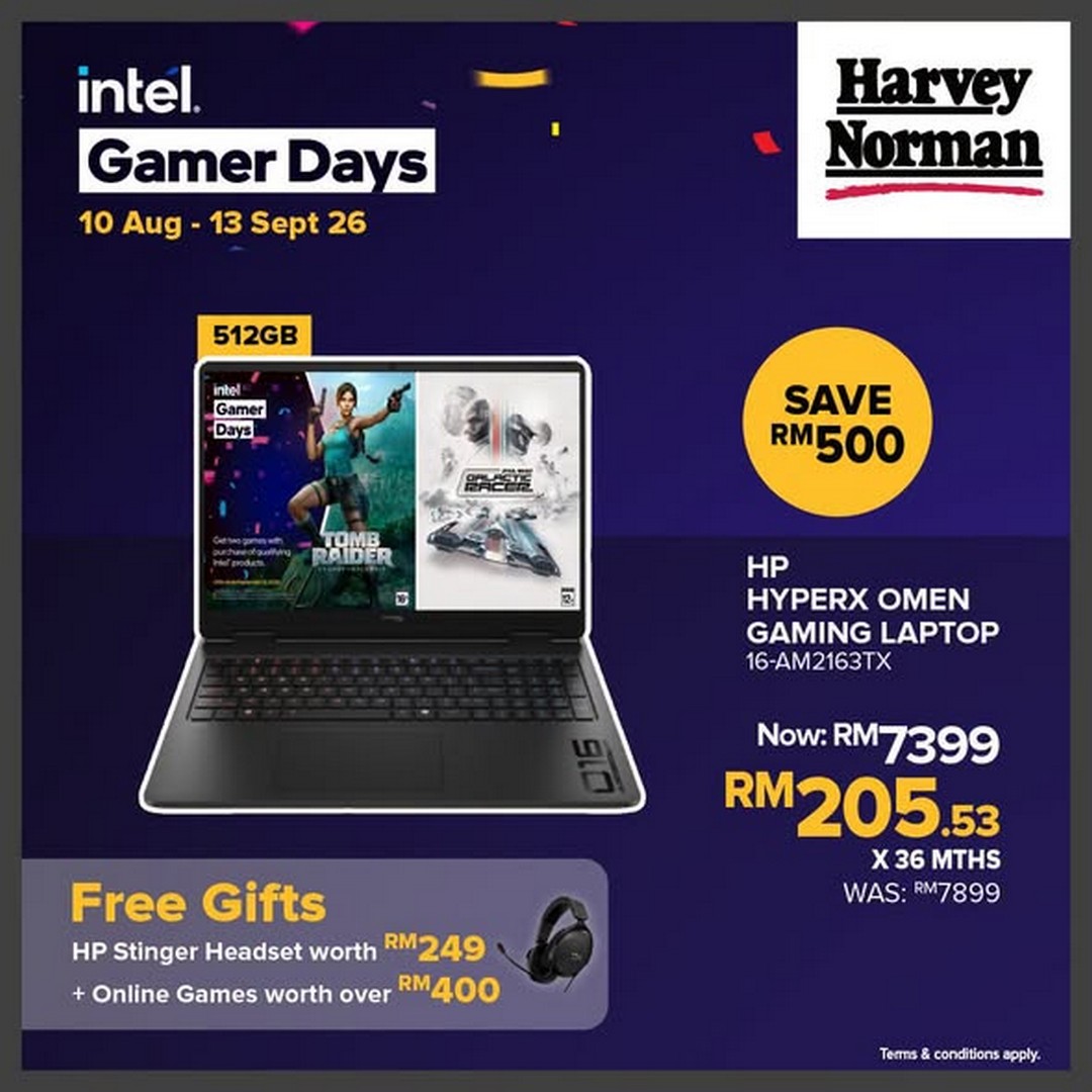 Harvey-Norman-Malaysia-Gaming-Deals-Promotion-3 10 August-13 September 2026: Harvey Norman Malaysia: Gaming Deals Promotion with Free HP Stinger Headset and Online Games Worth Over RM400