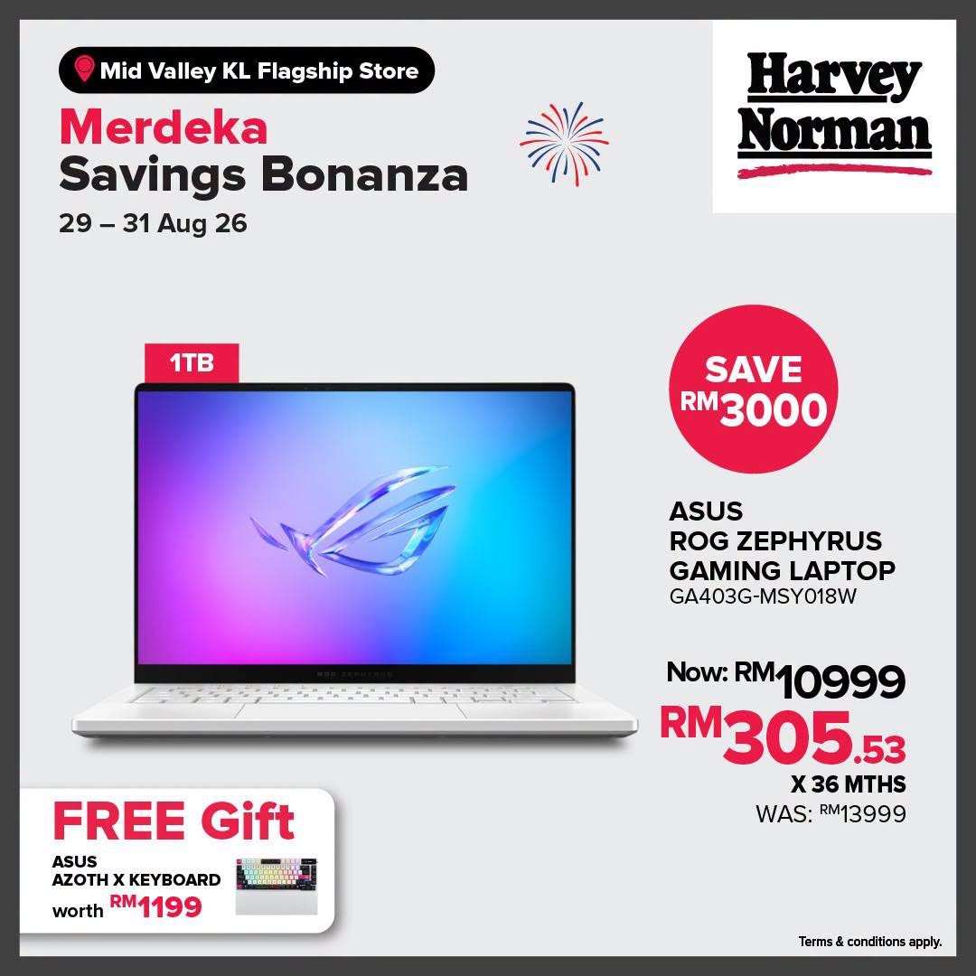 Harvey-Norman-Malaysia-Merdeka-Savings-Bonanza-Promotion-13 29-31 August 2026: Harvey Norman Malaysia, Merdeka Savings Bonanza Promotion with RM1 Lucky Draw, Sure Win Prizes and In-Store Activities