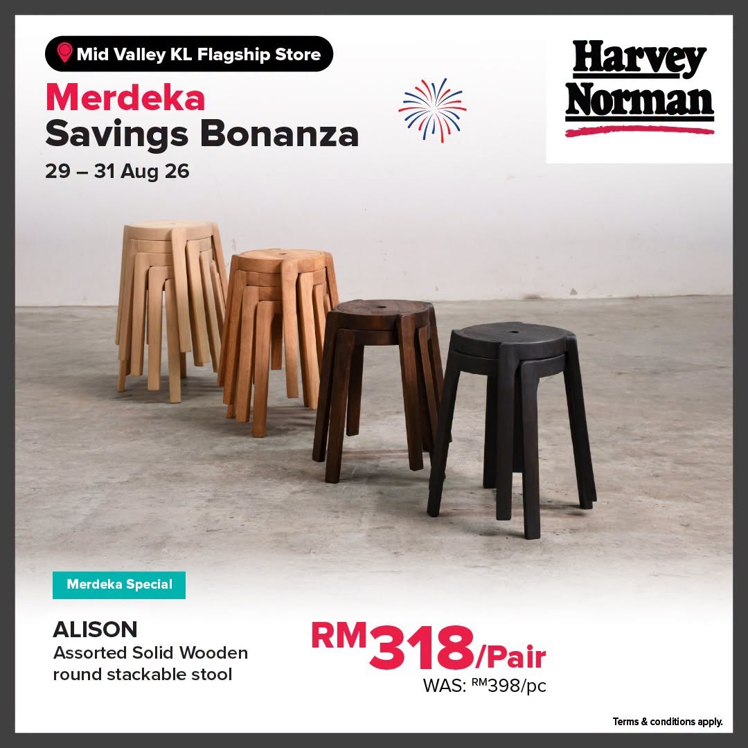 Harvey-Norman-Malaysia-Merdeka-Savings-Bonanza-Promotion-14 29-31 August 2026: Harvey Norman Malaysia, Merdeka Savings Bonanza Promotion with RM1 Lucky Draw, Sure Win Prizes and In-Store Activities
