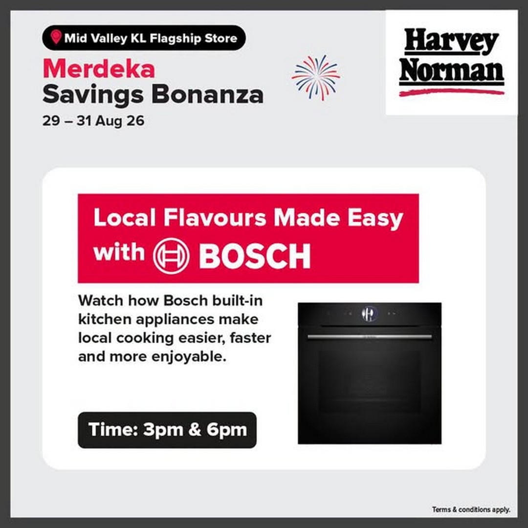 Harvey-Norman-Malaysia-Merdeka-Savings-Bonanza-Promotion-3 29-31 August 2026: Harvey Norman Malaysia, Merdeka Savings Bonanza Promotion with RM1 Lucky Draw, Sure Win Prizes and In-Store Activities