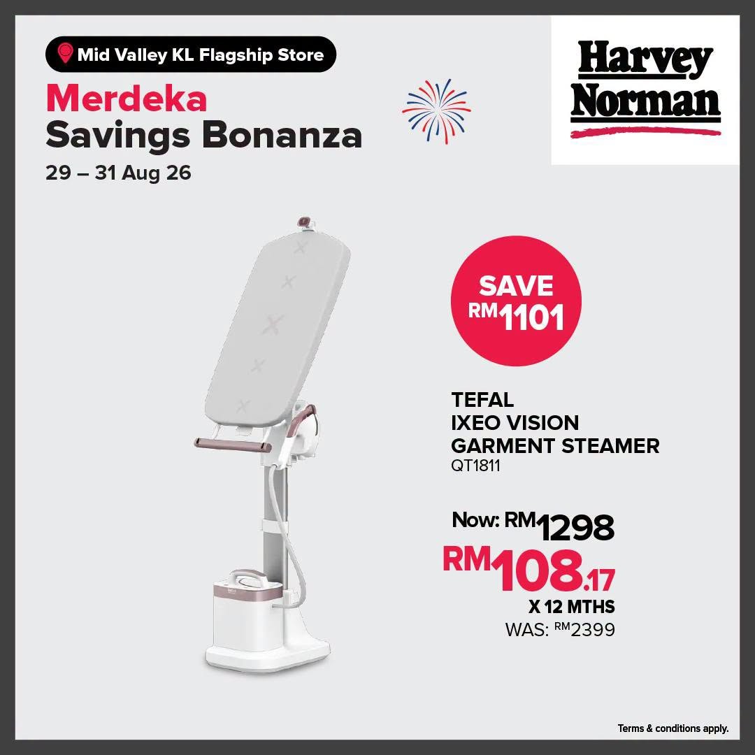 Harvey-Norman-Malaysia-Merdeka-Savings-Bonanza-Promotion-9 29-31 August 2026: Harvey Norman Malaysia, Merdeka Savings Bonanza Promotion with RM1 Lucky Draw, Sure Win Prizes and In-Store Activities