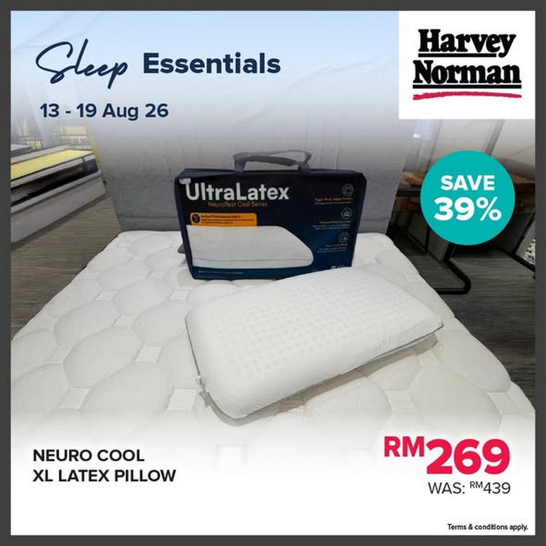 Harvey-Norman-Malaysia-Up-to-40-Off-Bedding-Accessories-Sale-3 13-19 August 2026: Harvey Norman Malaysia: Up to 40% Off Bedding Accessories Sale for a Cosier Bedroom