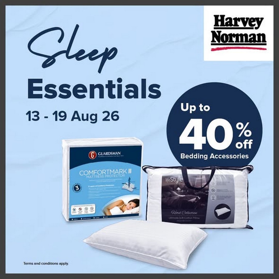 Harvey-Norman-Malaysia-Up-to-40-Off-Bedding-Accessories-Sale 13-19 August 2026: Harvey Norman Malaysia: Up to 40% Off Bedding Accessories Sale for a Cosier Bedroom