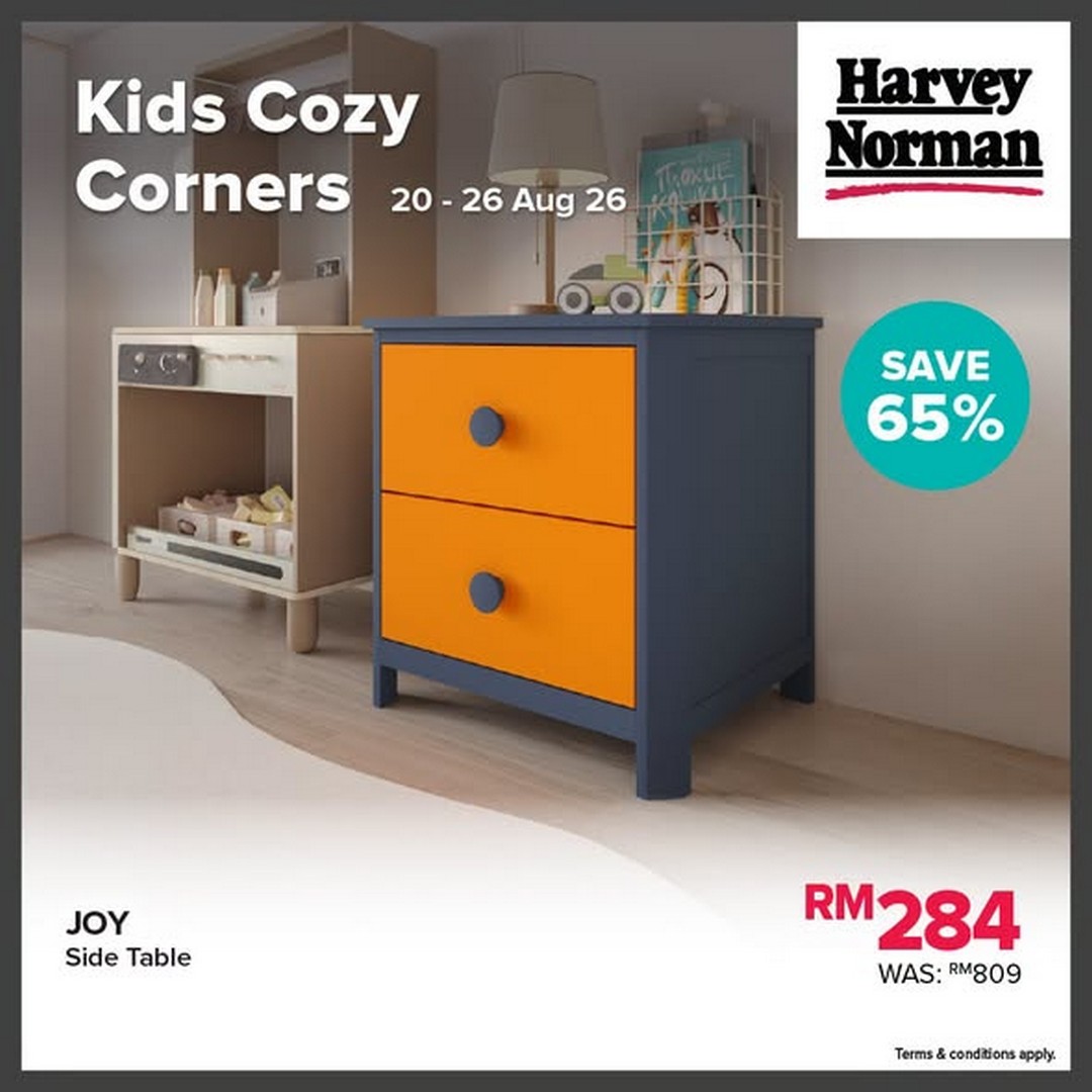 Harvey-Norman-Malaysia-Up-to-68-Off-Kids-Bedroom-Essentials-Sale-2 20-26 August 2026: Harvey Norman Malaysia: Up to 68% Off Kids' Bedroom Essentials Sale and Limited-Time Home Deals