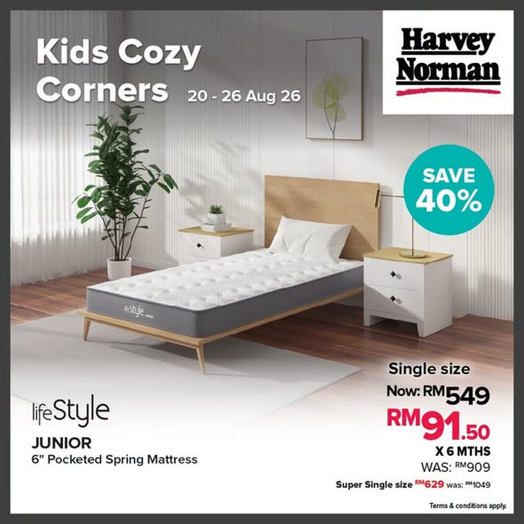 Harvey-Norman-Malaysia-Up-to-68-Off-Kids-Bedroom-Essentials-Sale-3 20-26 August 2026: Harvey Norman Malaysia: Up to 68% Off Kids' Bedroom Essentials Sale and Limited-Time Home Deals