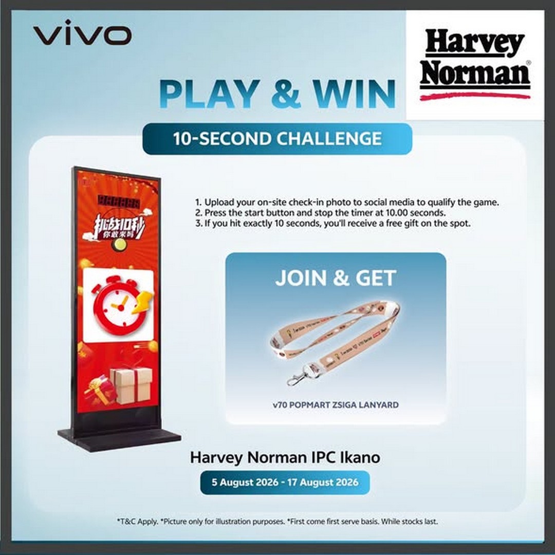 Harvey-Norman-Malaysia-vivo-Roadshow-Promotion-3 Now Till 17 August 2026: Harvey Norman Malaysia: vivo Roadshow Promotion With Exclusive Smartphone Deals, Free Gifts With Purchase, Play & Win Activities At IPC Shopping Centre