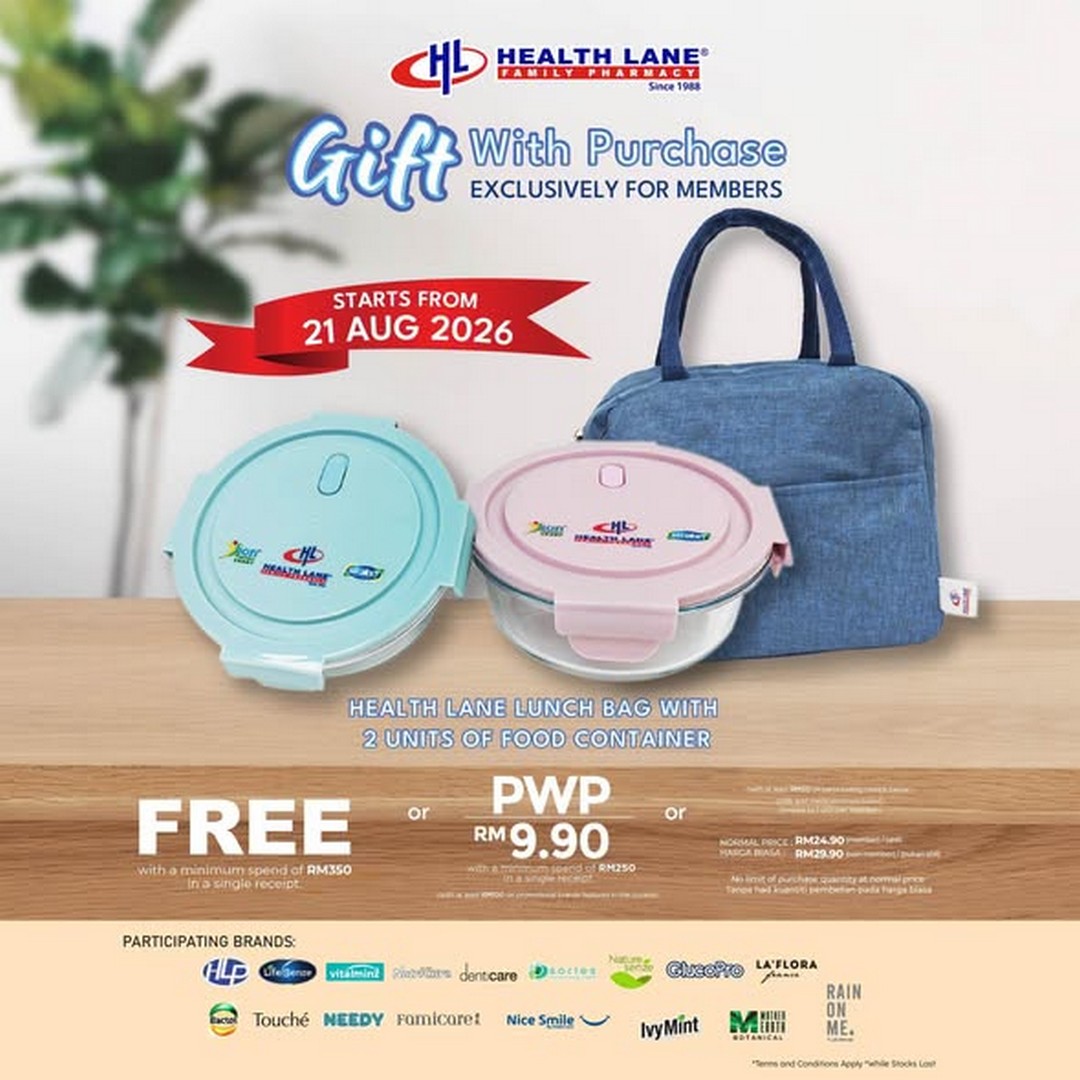 Health-Lane-Family-Pharmacy-Malaysia-Merdeka-Mega-Sale-3 21 August-30 September 2026: Health Lane Family Pharmacy Malaysia: Merdeka Mega Sale Promotion with Up to 70% Off, RM49.90 Khind Egg Steamer and Free Lunch Bag Rewards
