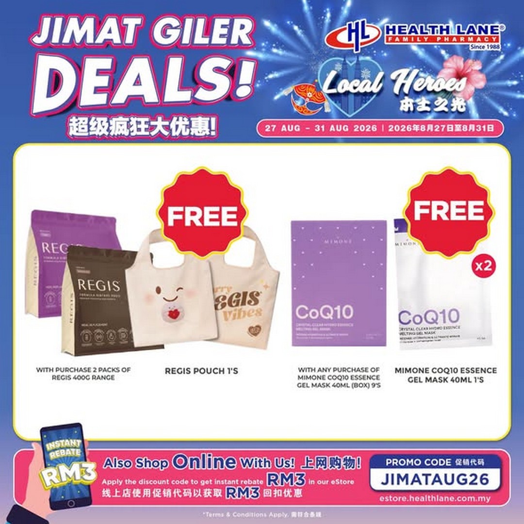 Health-Lane-Family-Pharmacy-Malaysia-Merdeka-Promotion-2 27-31 August 2026: Health Lane Family Pharmacy Malaysia: Merdeka Promotion with Free Dettol Laundry Pod, Up to 50% Off Deals and RM3 Online Rebate