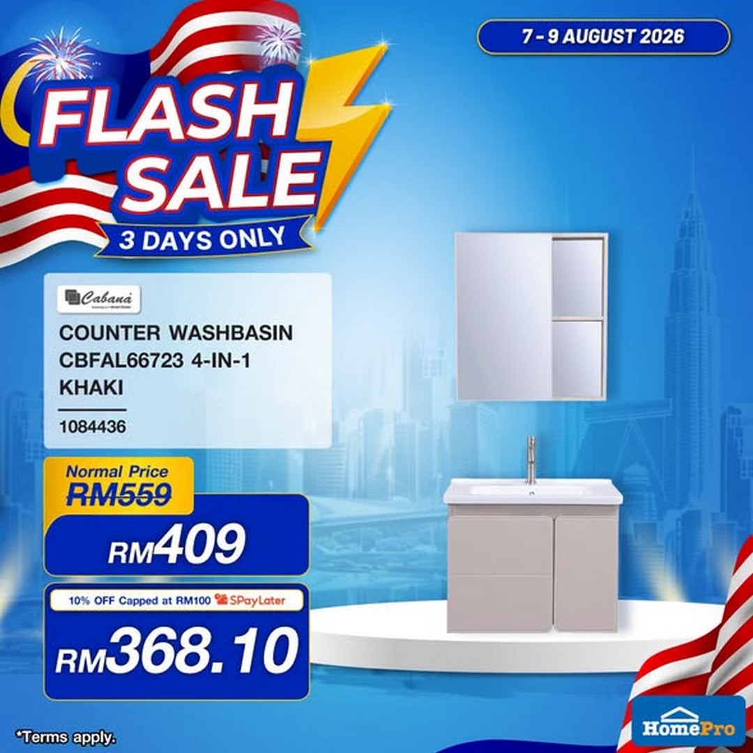 HomePro-Malaysia-Flash-Sale-Promotion-1 7-9 August 2026: HomePro Malaysia Flash Sale Promotion: 3-Day Home Appliances and Household Essentials Special Deals at Selected Stores and Online