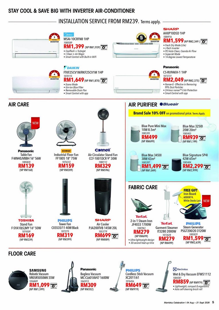 HomePro-Malaysia-Merdeka-Sale-4 4 August–21 September 2026: HomePro Malaysia Merdeka Sale Promotion – Save Big on Home Appliances, Furniture, Renovation Essentials and More