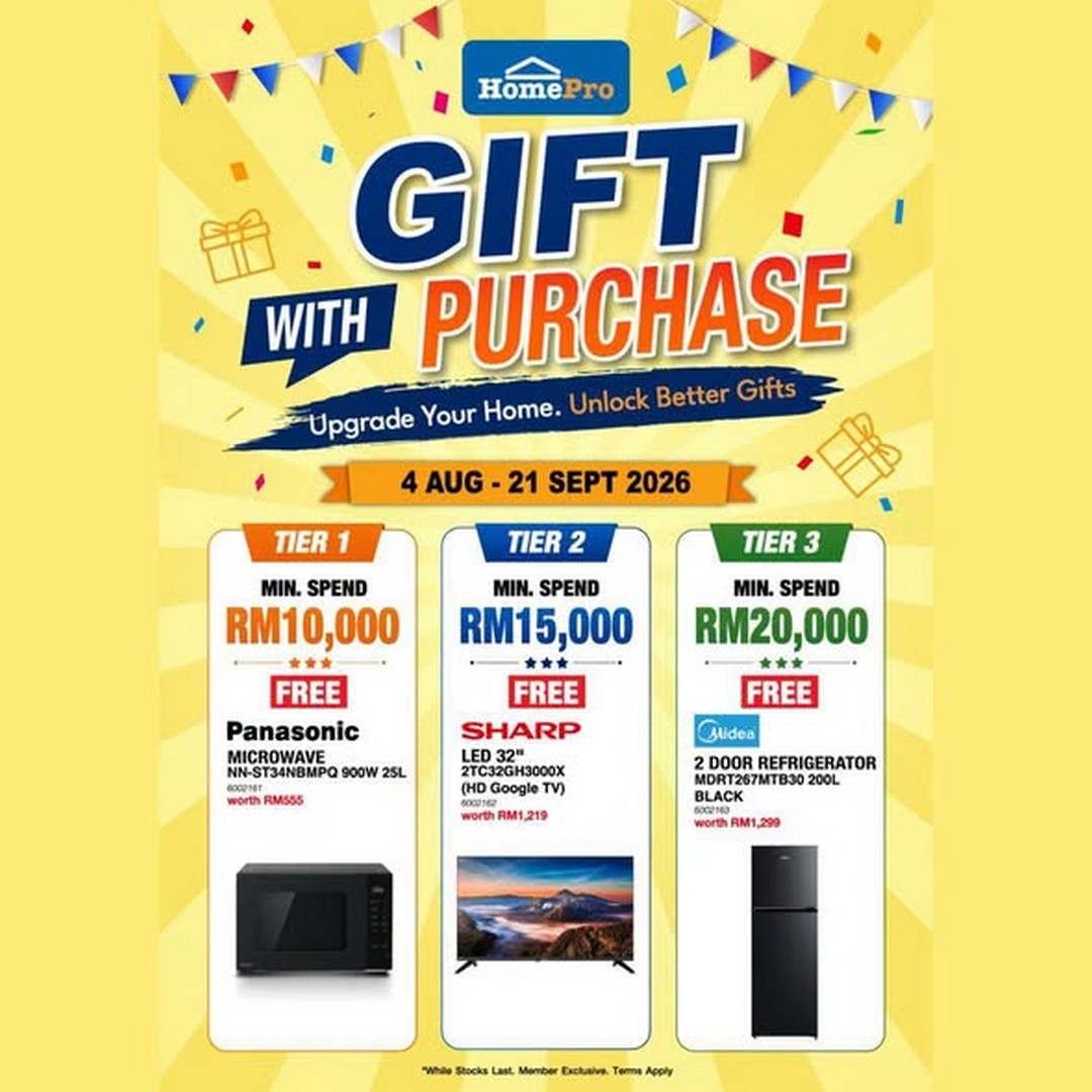HomePro-Malaysia-Nationwide-Warehouse-Sale-1 27 August-6 September 2026: HomePro Malaysia: Nationwide Warehouse Sale Promotion with Display Unit Clearance, Last-Unit Deals and Extra Rewards