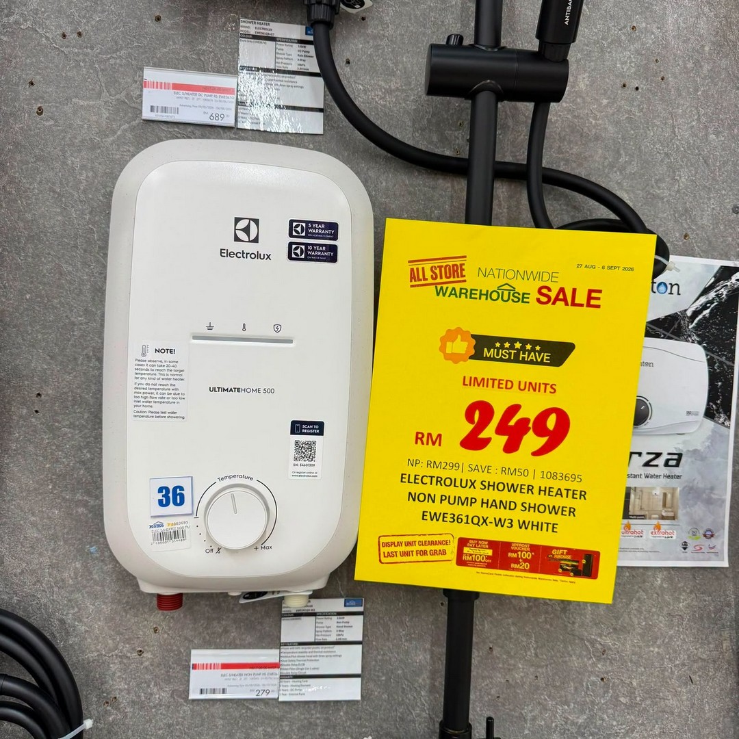 HomePro-Malaysia-Nationwide-Warehouse-Sale-12 27 August-6 September 2026: HomePro Malaysia: Nationwide Warehouse Sale Promotion with Display Unit Clearance, Last-Unit Deals and Extra Rewards