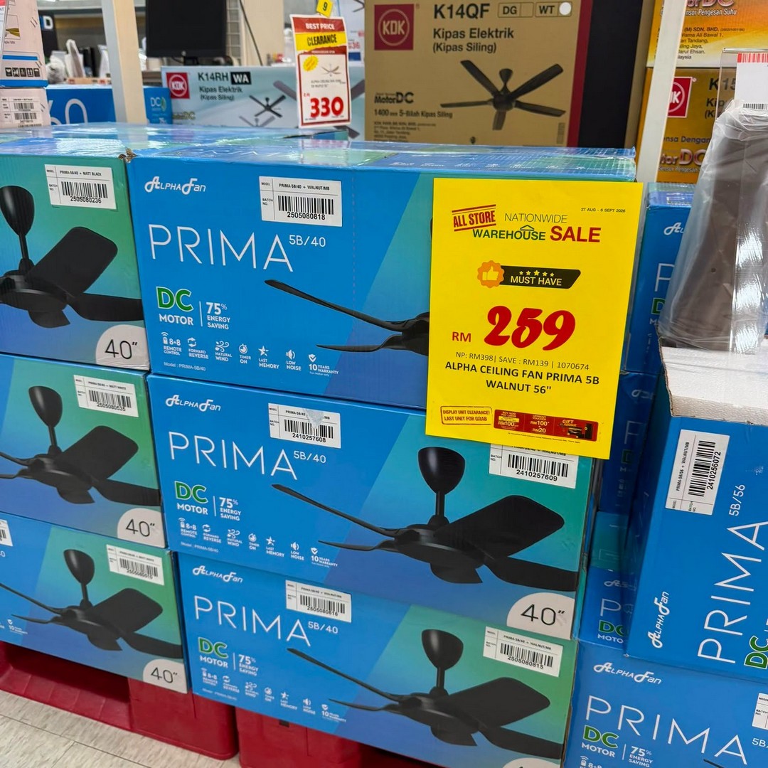 HomePro-Malaysia-Nationwide-Warehouse-Sale-15 27 August-6 September 2026: HomePro Malaysia: Nationwide Warehouse Sale Promotion with Display Unit Clearance, Last-Unit Deals and Extra Rewards