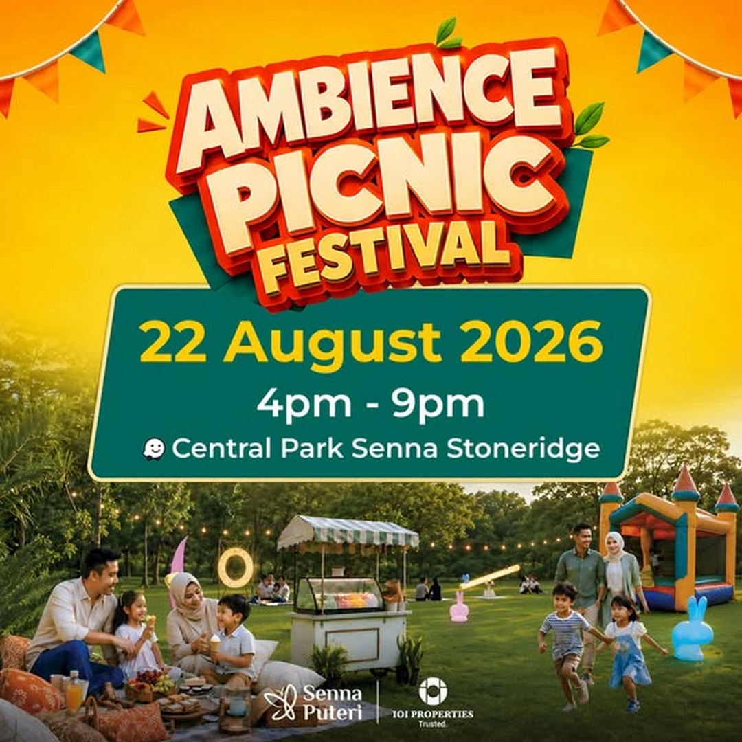 IOI-Properties-Ambience-Picnic-Festival-at-Senna-Puteri-Central-Park 22 August 2026: IOI Properties, Ambience Picnic Festival at Senna Puteri Central Park: Free Family Picnic Event with Food, Entertainment, Free Gelato and Giveaway